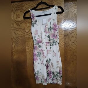 NWT Charlotte Russe Floral Sleeveless Dress Sz M